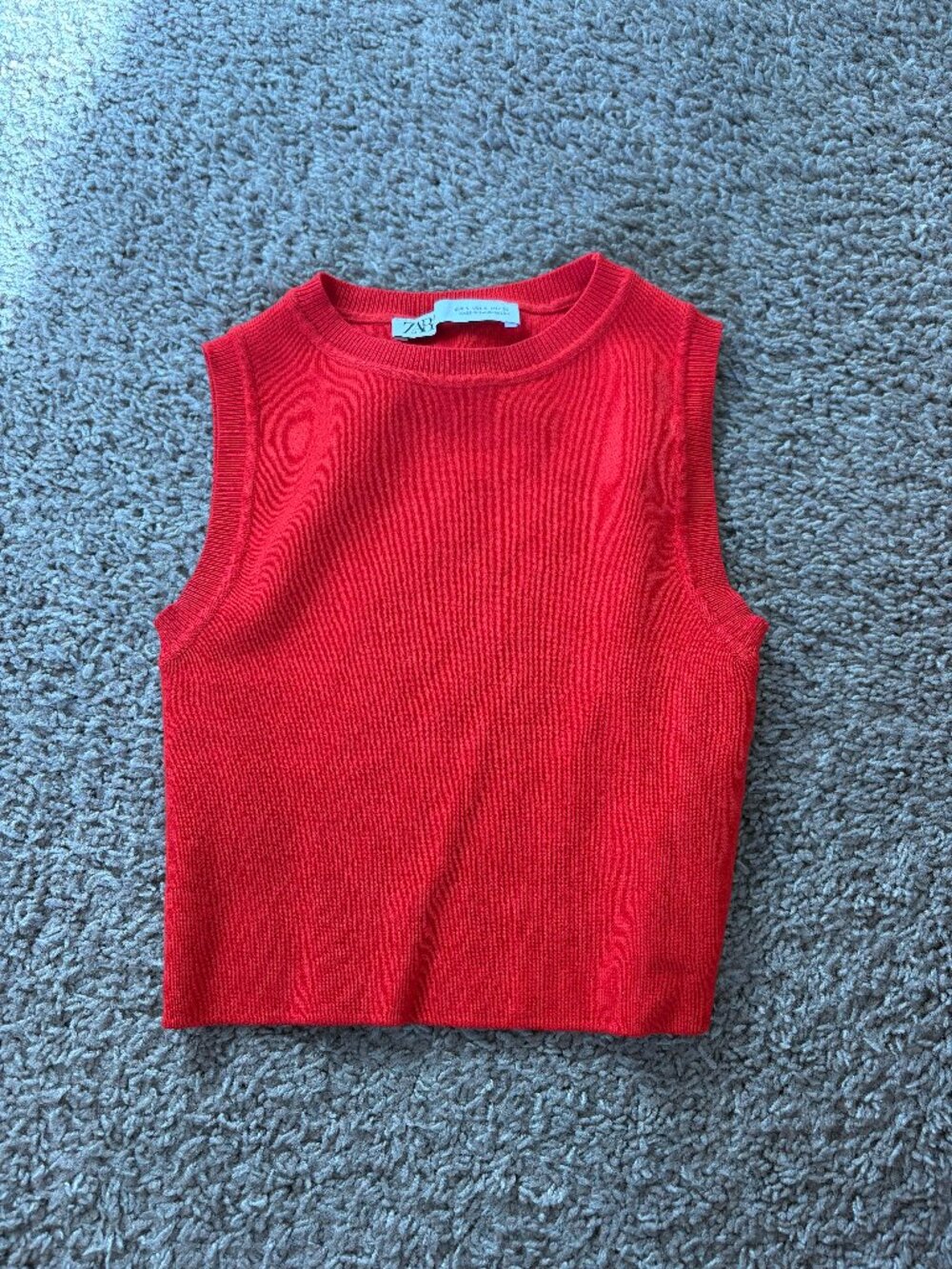 RED ZARA TANK TOP
